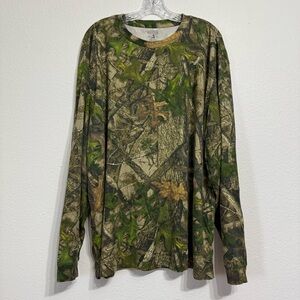 Red Head Brand Camo Long Sleeve T Shirt‎ Mens Size 2XL Realtree True Timber